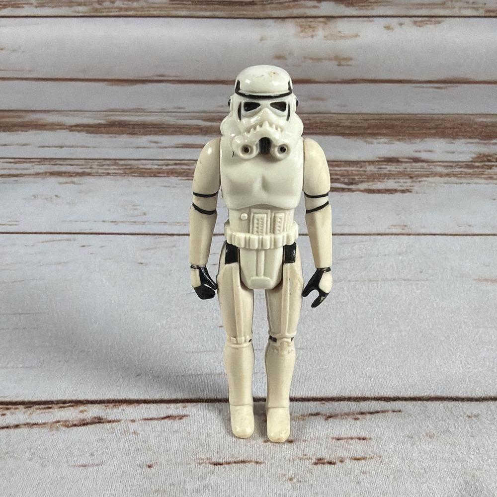 Original 1977 Kenner Star Wars Stormtrooper Figure Yellowing